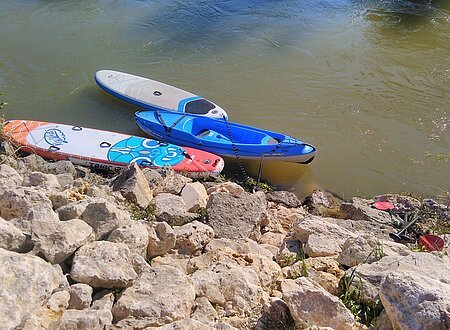 Stand Up Paddle an der Donau