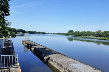 Donau-Staustufe in Donauwörth