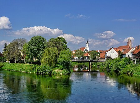 Donauwörth  Zusammenfluss von Wörnitz und Donau