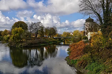 Donauwörth - Donauspitz im Herbst