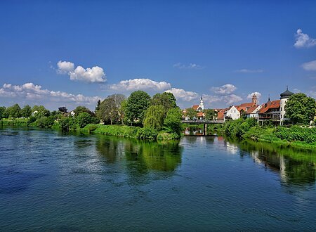 Donauwörth  Zusammenfluss von Wörnitz und Donau